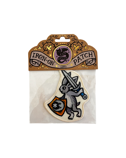 Medieval Warrior Rabbit  Patch