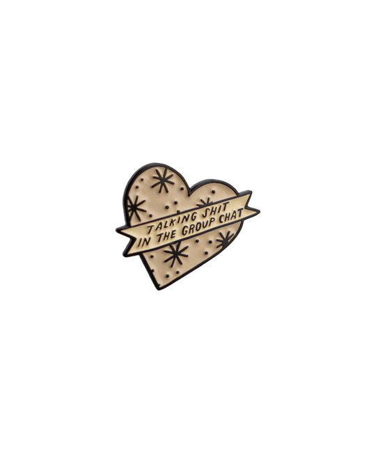 Group Chat Enamel Pin