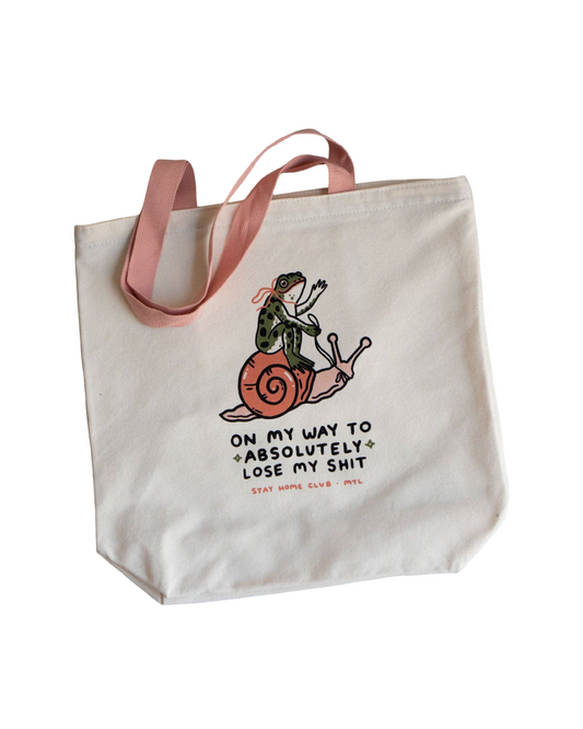 Lose my Shit Big Zip Tote