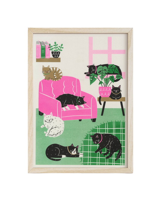 Sleepy Sunday A3 Riso Print