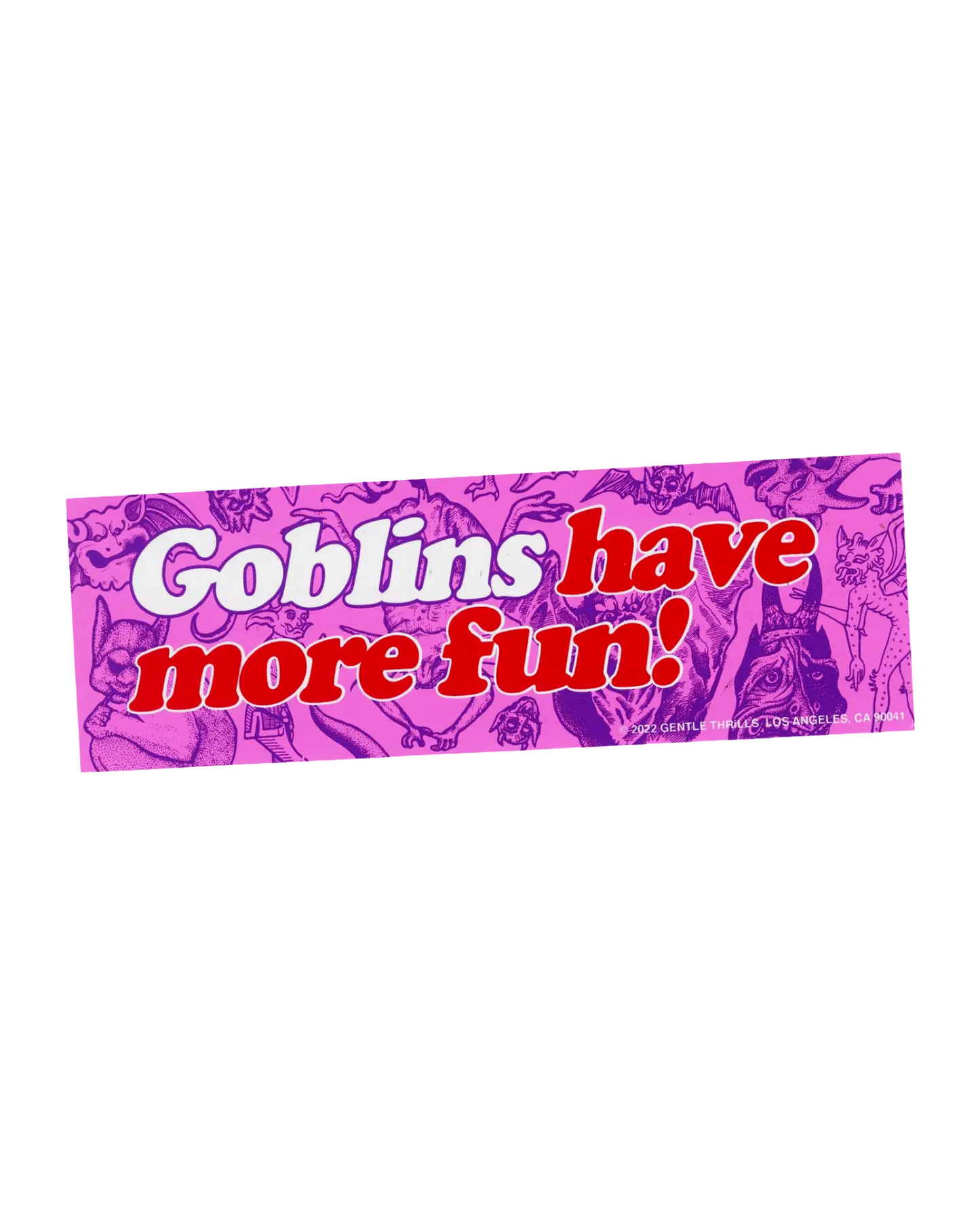 Gentle Thrills Bumper Sticker