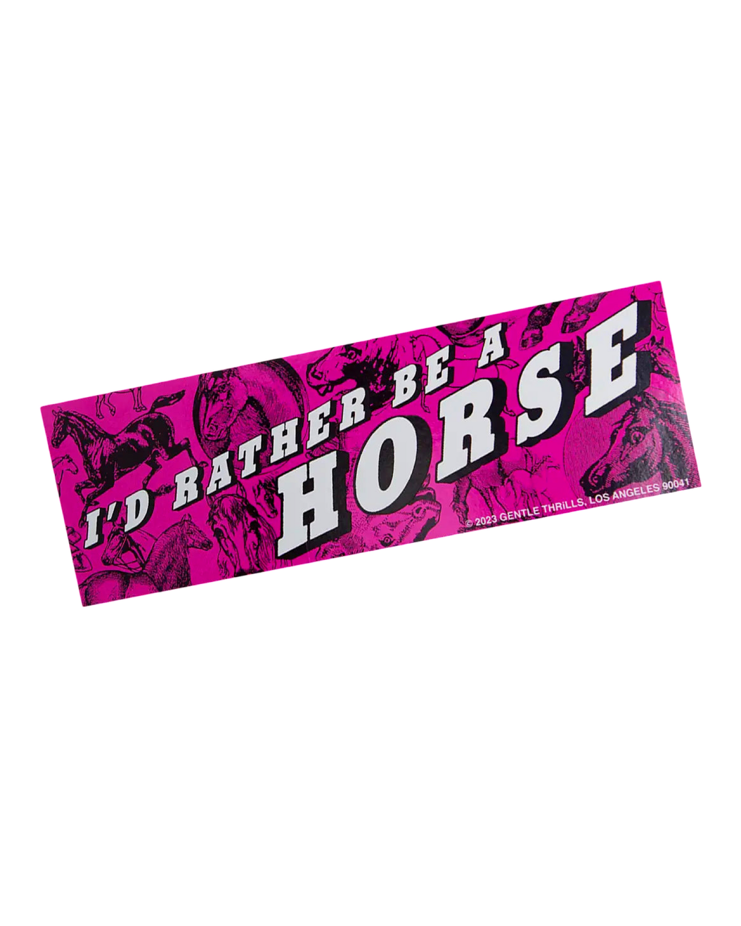 Gentle Thrills Bumper Sticker