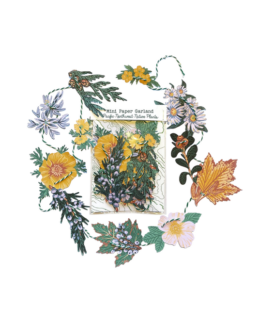 Native Plants Mini Paper Garland 