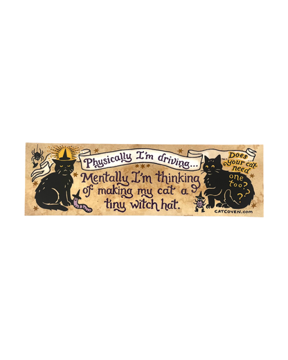Cat Coven Bumper Stickers