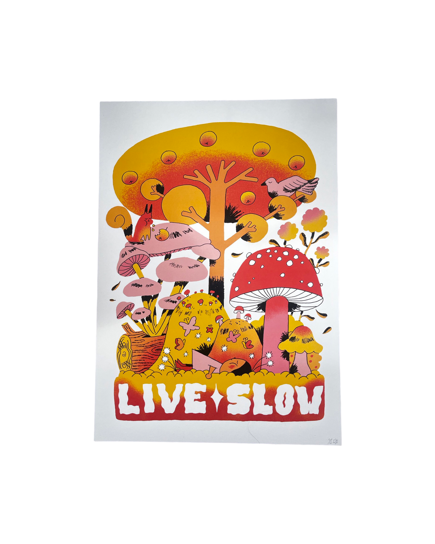 Live Slow A3 Print