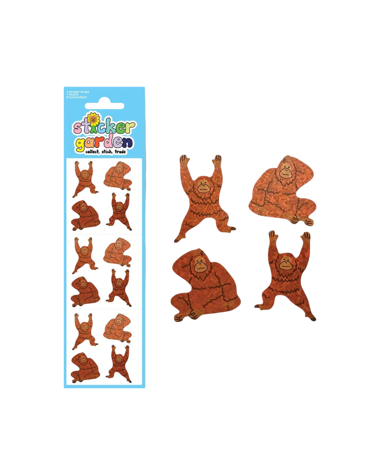Orangutan Sticker Sheet