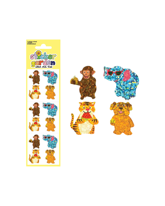 Animals Having Fun Sticker Sheet