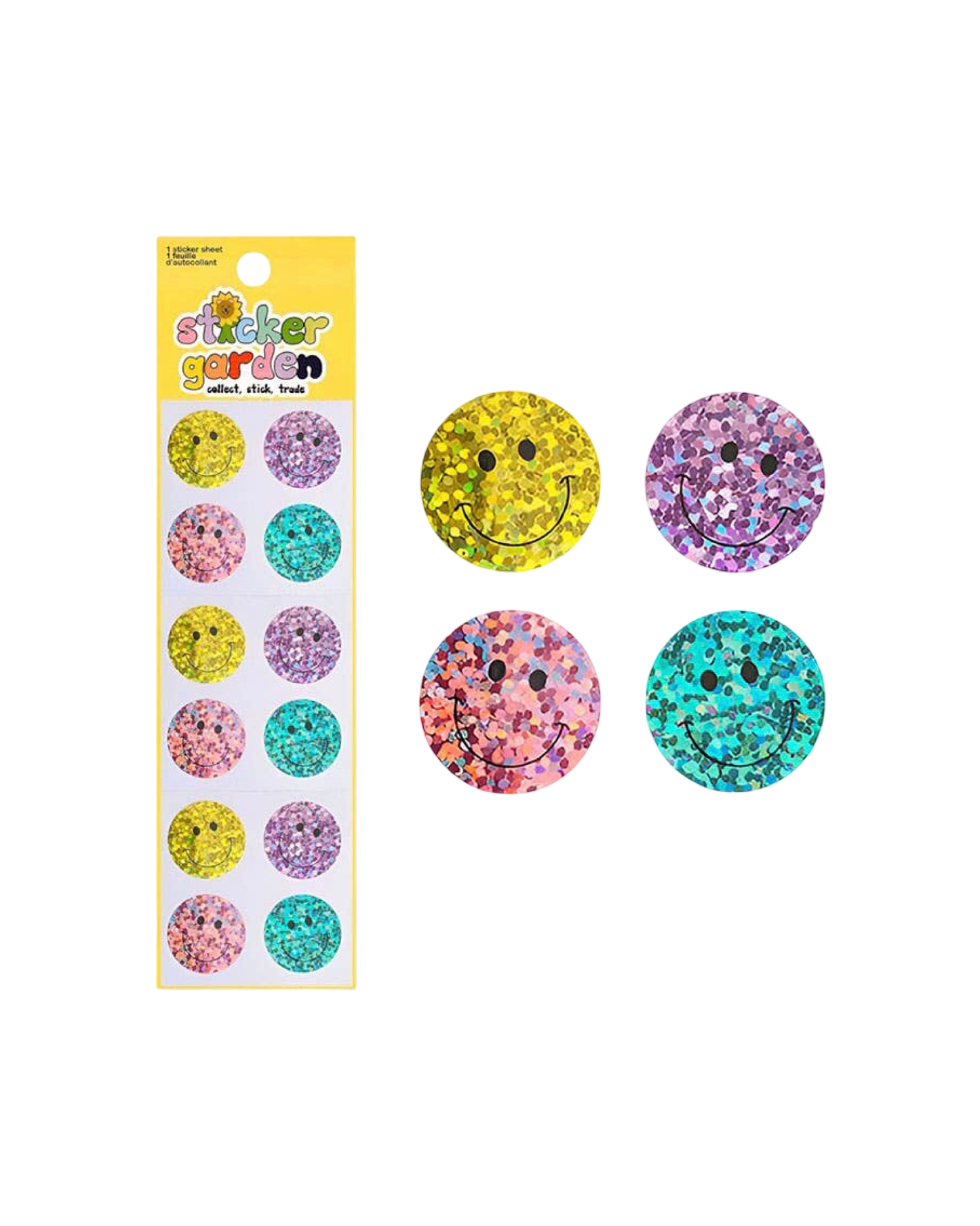 Happy Face Sticker Sheet