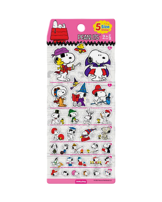 Costume Snoopy  Jelly Stickers