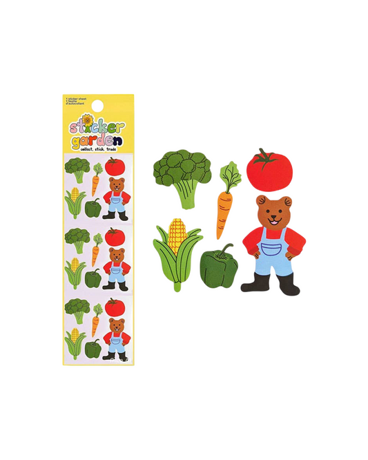 Farmer Bear Sticker Sheet