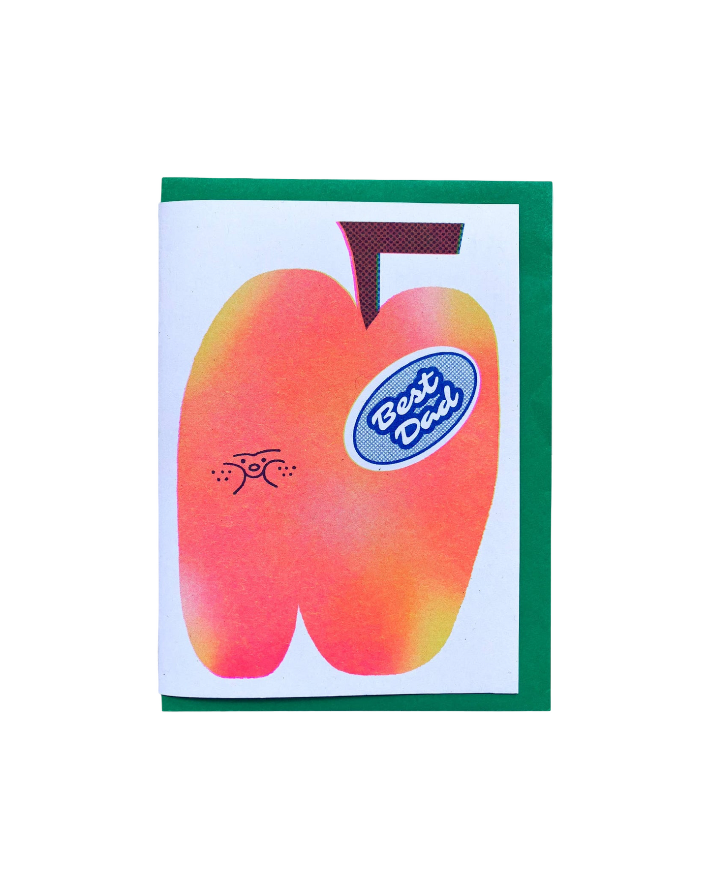 Best Dad Riso Card 