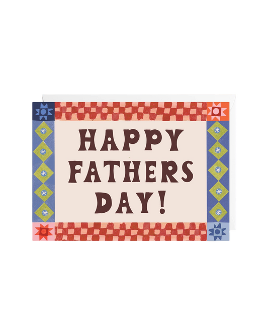 Happy Fathers Day Pattern Card