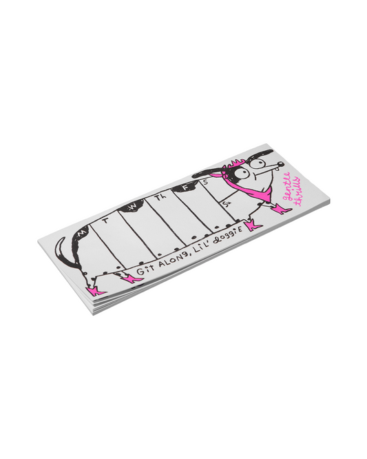 Git Along Doggie Weekly Desk Pad