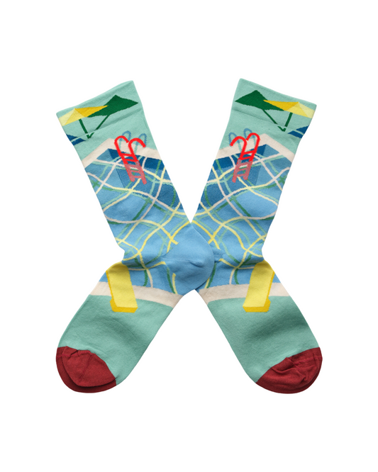 Mint Pool Socks