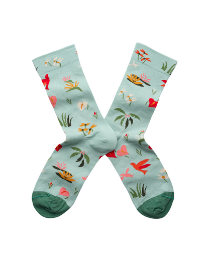 Aqua Seedlings Socks