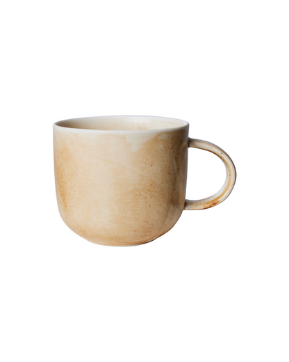 Rustic Cream / Brown Chef Ceramics Mug