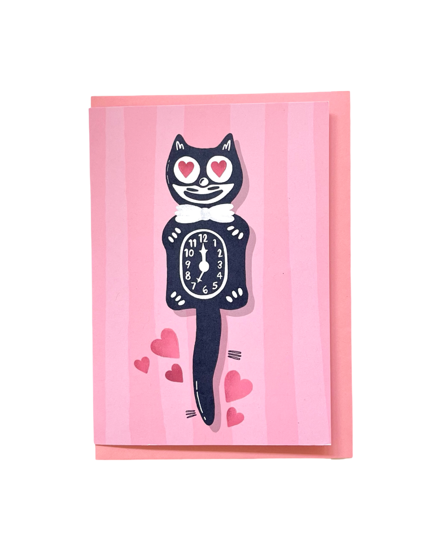 Kit Cat Clock Card
