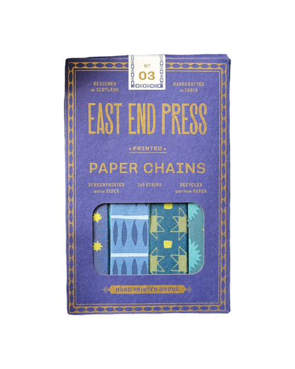 Blue and Yellow Paper Chain Kit