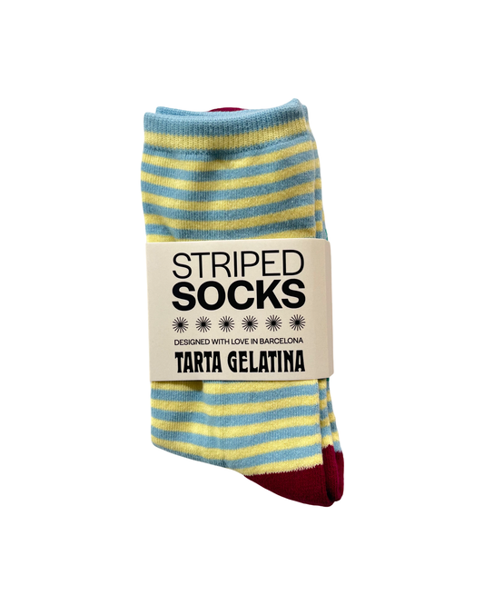 Striped Socks: Butter Toast