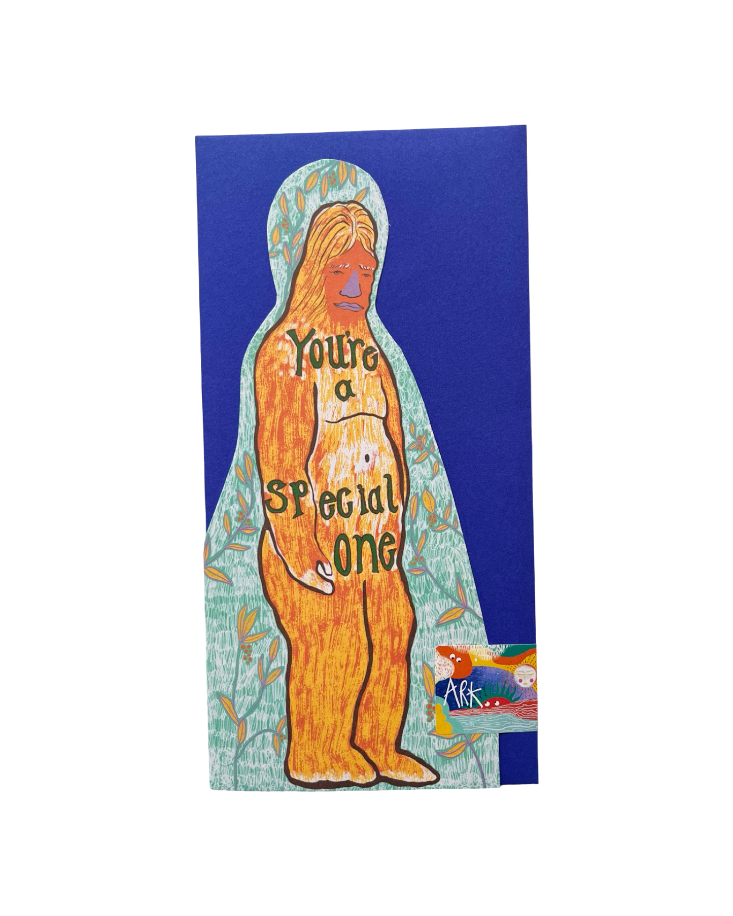 Yeti Shaped Card