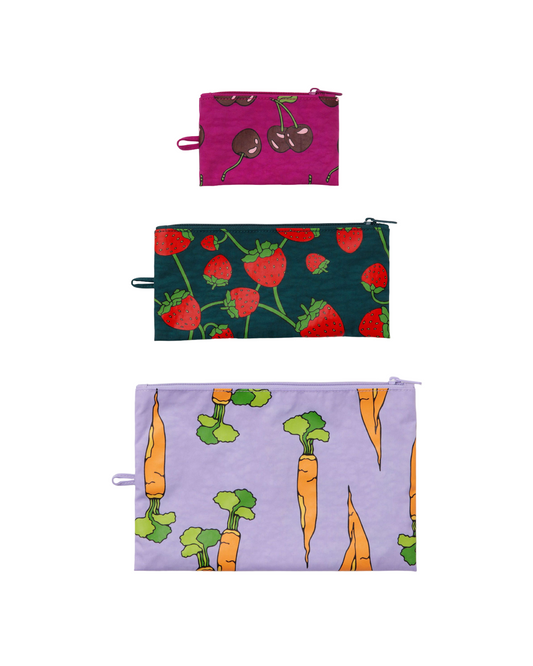 Carrots & Berries Flat Pouch