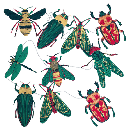 Insects Sewn Garland