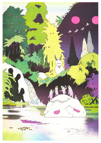 If the spirits of Nature Woke Up? - Jeremie Moreau A3 Print