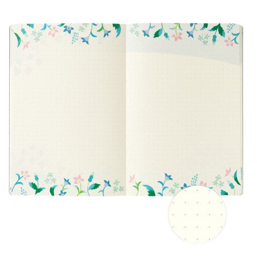 Midori Yuru Log Notebook : Floral