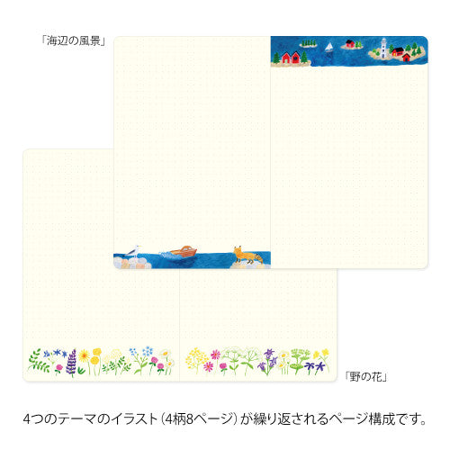 Midori Yuru Log Notebook : Scandinavia