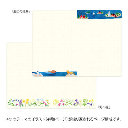 Midori Yuru Log Notebook : Scandinavia