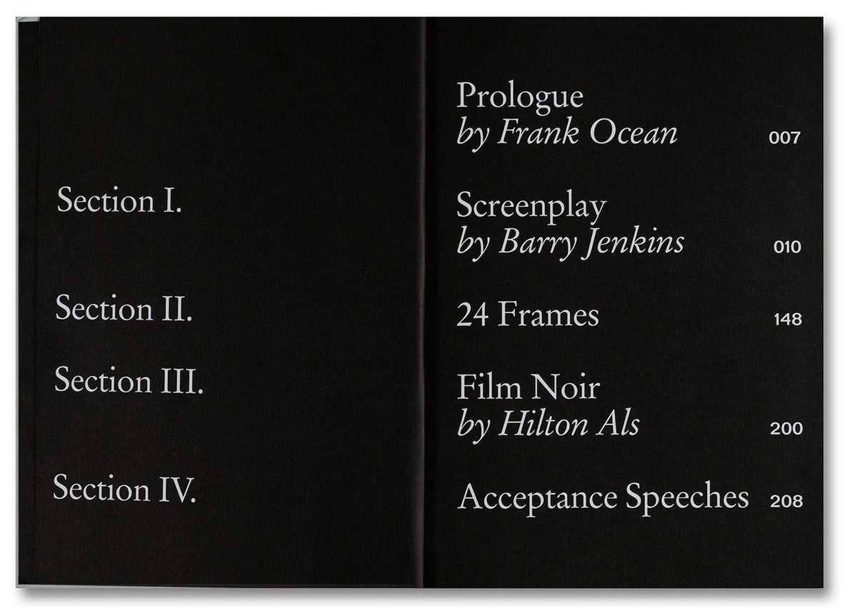 Moonlight Screenplay Books