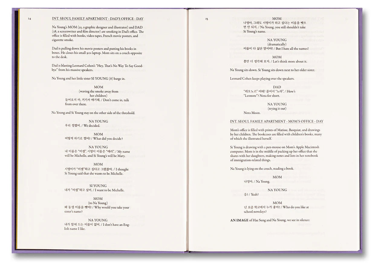 Past Lives Screenplay Book
