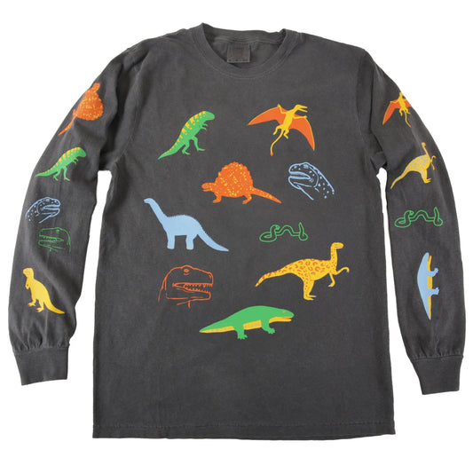 Prehistoric Dreams Long Sleeve faded black