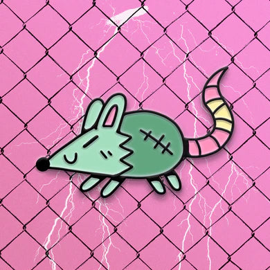 Rat Enamel Pin