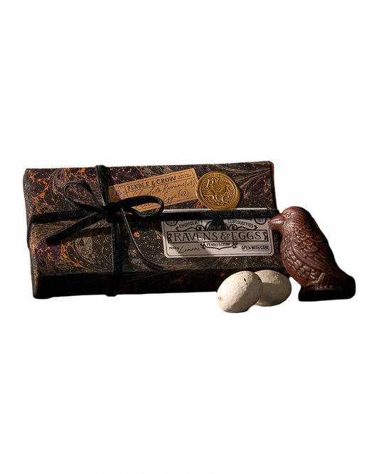 Ravens and Eggs - Salted dark chocolate & Praline eggs