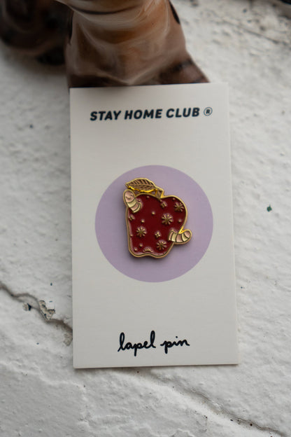 Rotten Apple Enamel Pin