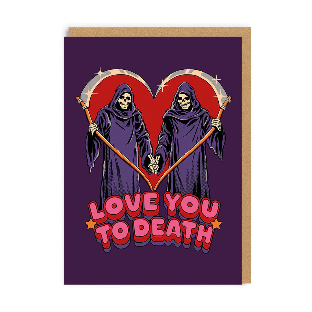 Love You To Death Card