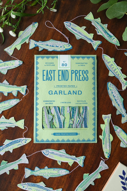 Tasty Anchovies Sewn Garland