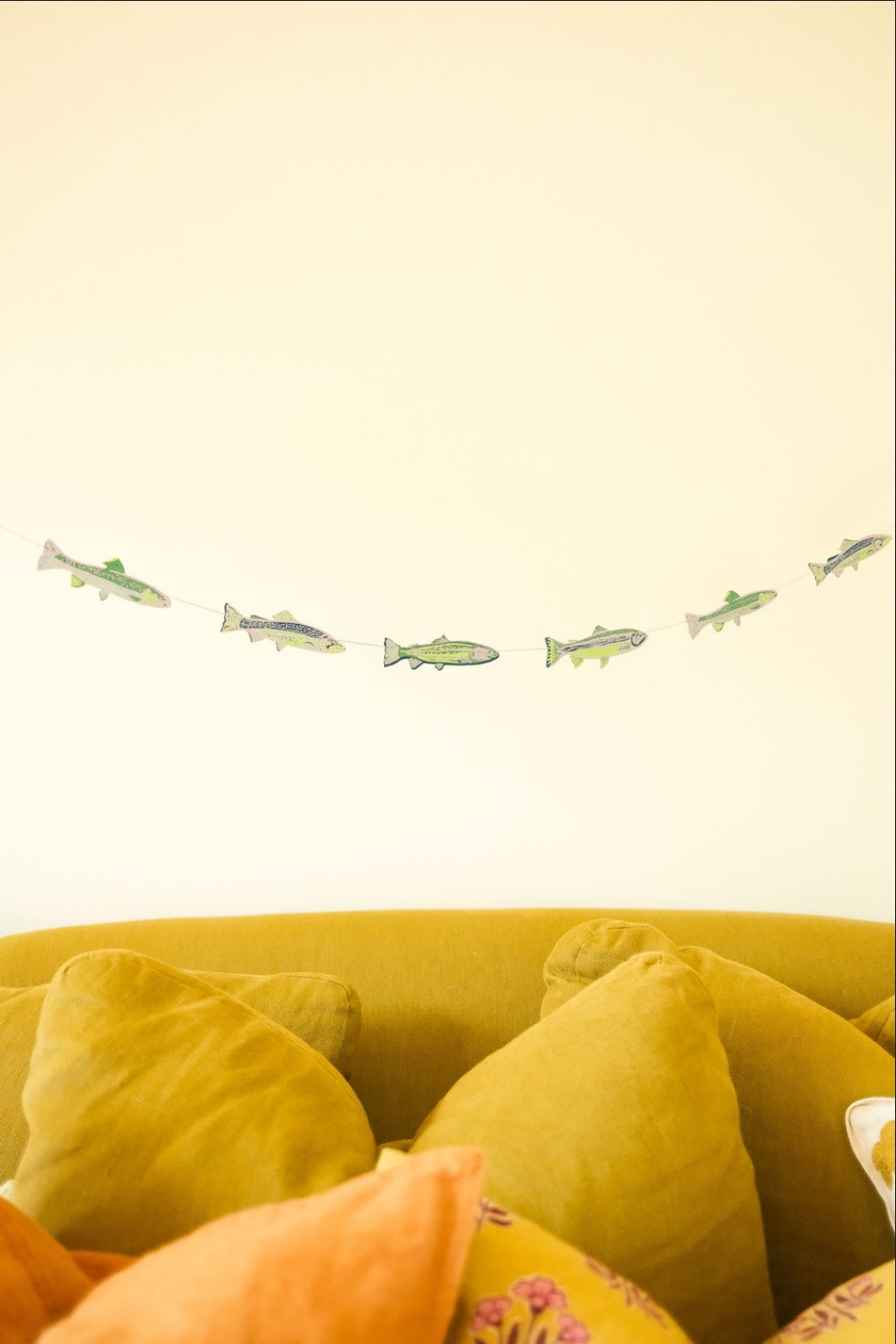 Tasty Anchovies Sewn Garland