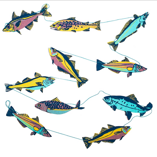 Fishes Sewn Garland