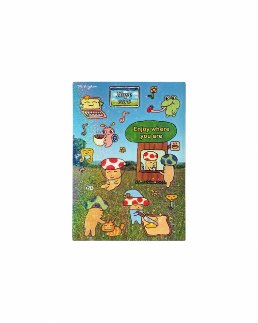 Enjoy A6 Stickers Sheet