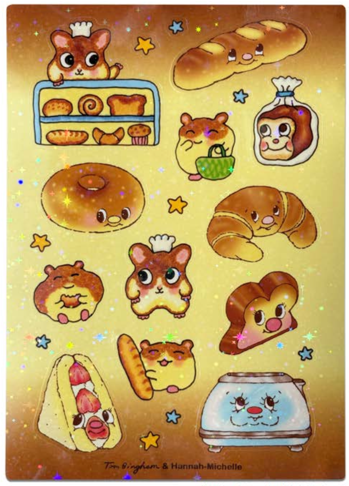 "Baked Goods" A5 Stickers Sheet