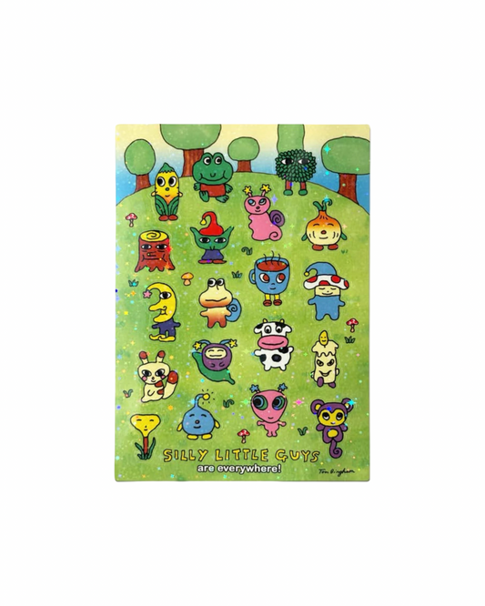 "Silly Little Guys" A5 Stickers Sheet