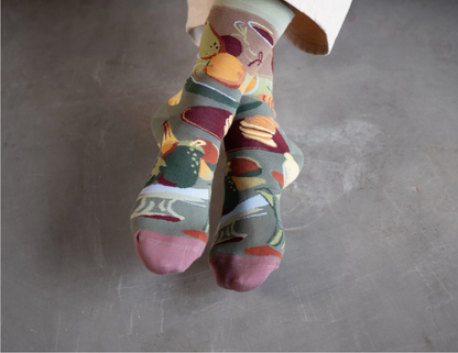 Verdigris Brunch Socks