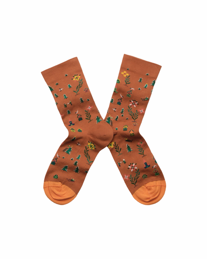 Cinnamon Seeded Socks