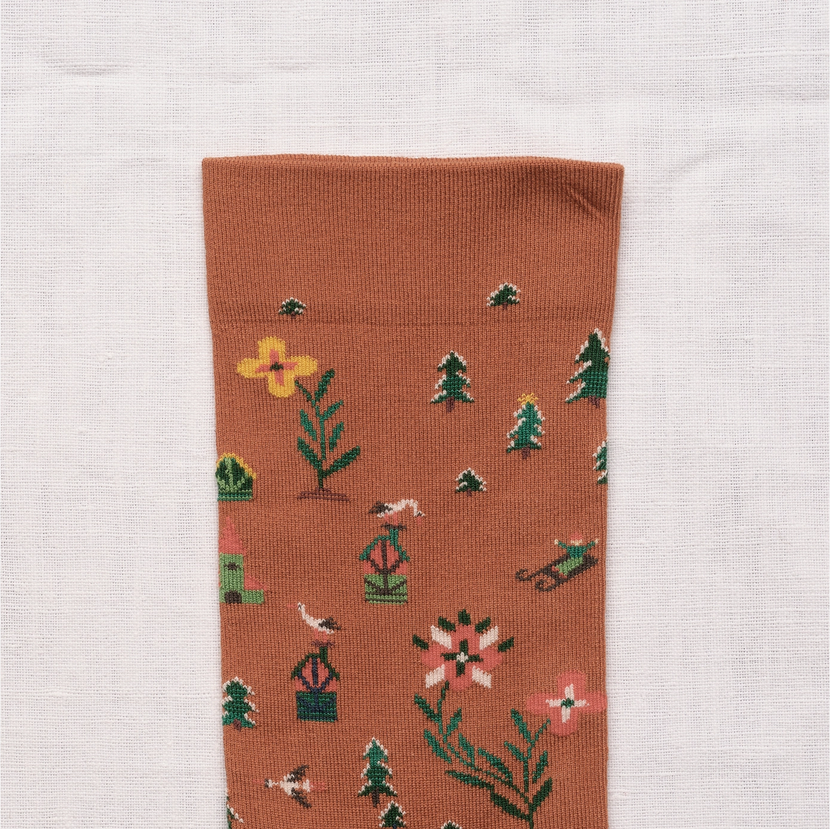 Cinnamon Seeded Socks