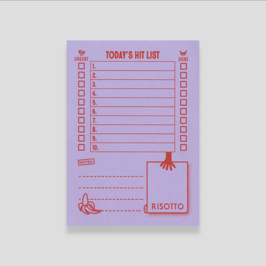 HIT LIST: To Do List Notepad