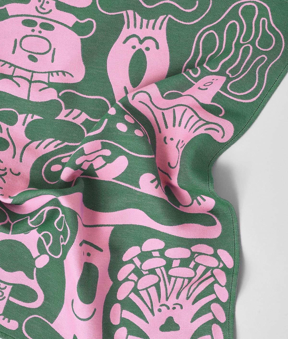 Mushrooms Tea Towel