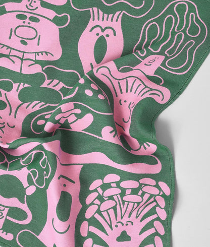 Mushrooms Tea Towel