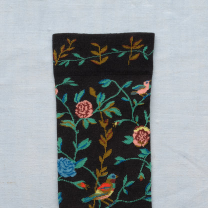 Flowers and Birds Socks
